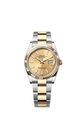 Rolex Two-Tone (YG/SS) Datejust - 36mm - Champagne-colour - Oyster