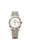 Rolex Two-Tone (YG/SS) Datejust - 36mm - White - Jubilee