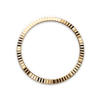 Rolex Two-Tone (YG/SS) Datejust - 36mm - Bright black Diamond Dial - Jubilee