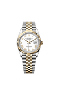 Rolex Two-Tone (YG/SS) Datejust - 36mm - White - Jubilee