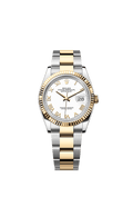 Rolex Two-Tone (YG/SS) Datejust - 36mm - White - Oyster