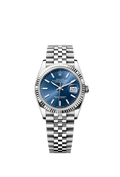 Rolex Stainless Steel Datejust - 36mm - Bright blue - Jubilee