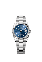 Rolex Stainless Steel Datejust - 36mm - Bright blue - Oyster