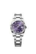 Rolex Stainless Steel Datejust - 36mm - Aubergine Diamond Dial - Oyster