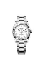Rolex Stainless Steel Datejust - 36mm - White - Oyster