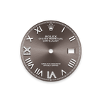 Datejust dark grey diamond dial