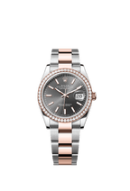 Rolex Two-Tone (RG/SS) Datejust - 36mm - Slate - Oyster