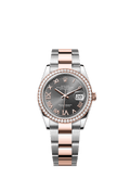 Rolex Two-Tone (RG/SS) Datejust - 36mm - Slate Diamond Dial - Oyster