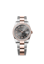 Rolex Two-Tone (RG/SS) Datejust - 36mm - Slate Diamond Dial - Oyster