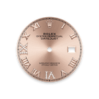 Rolex Two-Tone (RG/SS) Datejust - 36mm - Rosé-colour Diamond Dial - Oyster