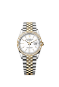Rolex Two-Tone (YG/SS) Datejust - 36mm - White - Jubilee