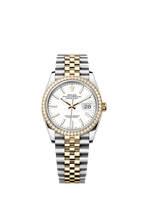 Rolex Two-Tone (YG/SS) Datejust - 36mm - White - Jubilee