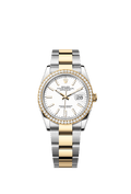 Rolex Two-Tone (YG/SS) Datejust - 36mm - White - Oyster