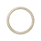 Rolex Two-Tone (YG/SS) Datejust - 36mm - Bright black Diamond Dial - Oyster