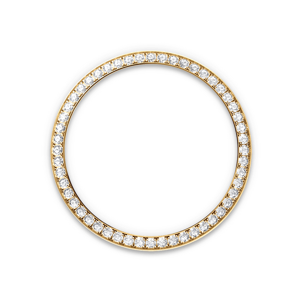 Rolex Two-Tone (YG/SS) Datejust - 36mm - White mother-of-pearl Diamond Dial - Oyster