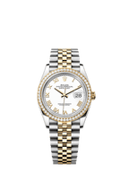 Rolex Two-Tone (YG/SS) Datejust - 36mm - White - Jubilee