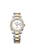 Rolex Two-Tone (YG/SS) Datejust - 36mm - White - Oyster