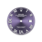 Rolex Stainless Steel Datejust - 36mm - Aubergine Diamond Dial - Jubilee