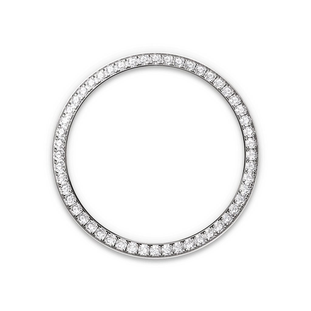 Rolex Stainless Steel Datejust - 36mm - Bright black Diamond Dial - Jubilee