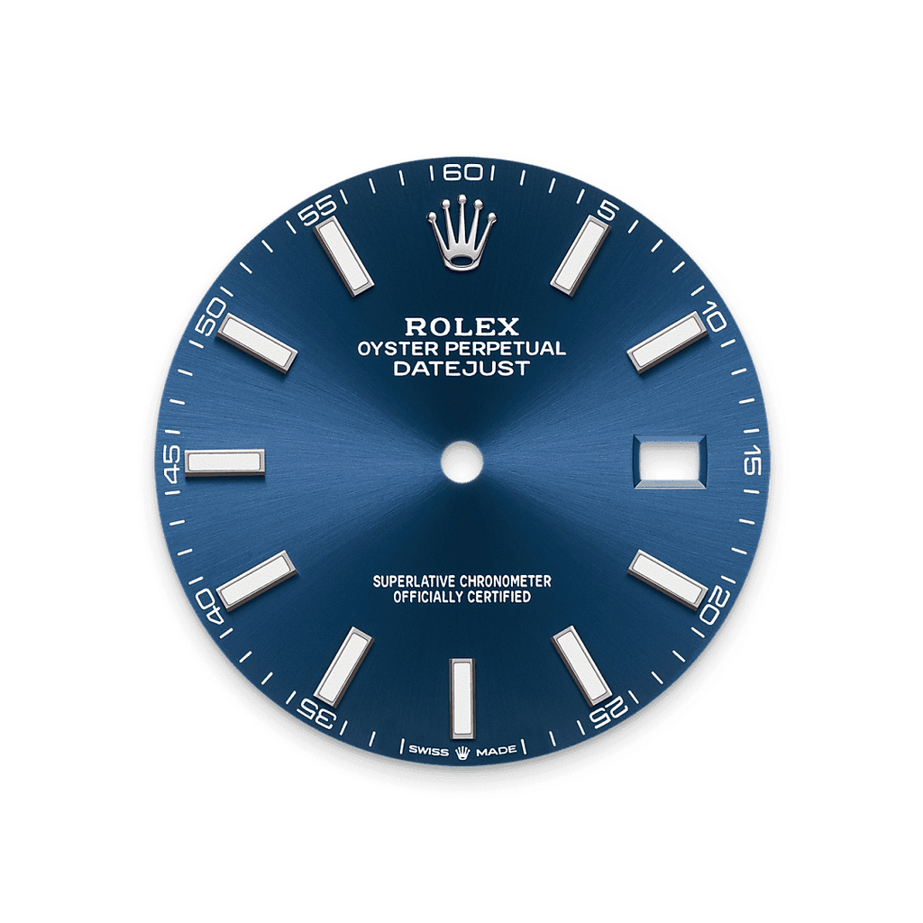 Rolex Stainless Steel Datejust - 41mm - Bright blue - Oyster