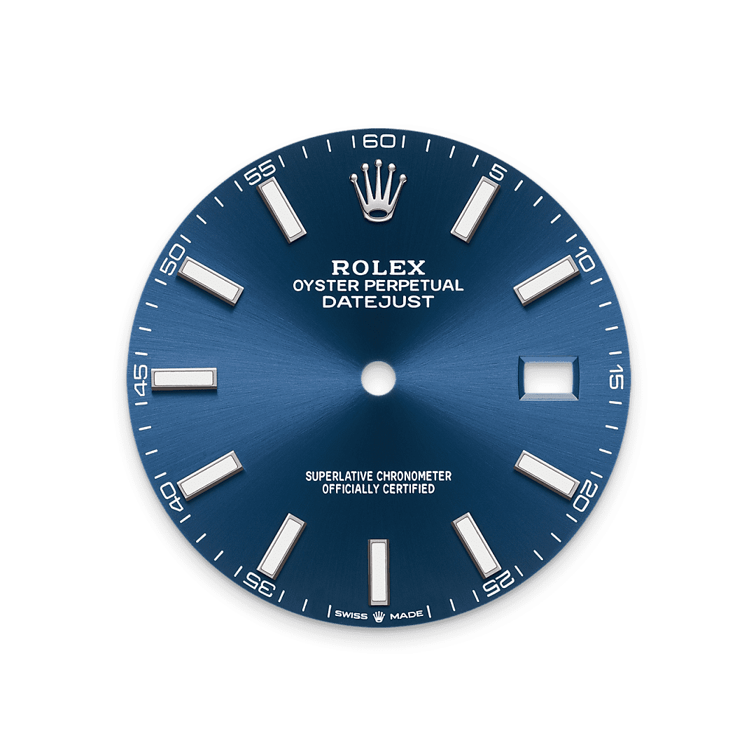 Rolex Stainless Steel Datejust - 41mm - Bright blue - Oyster