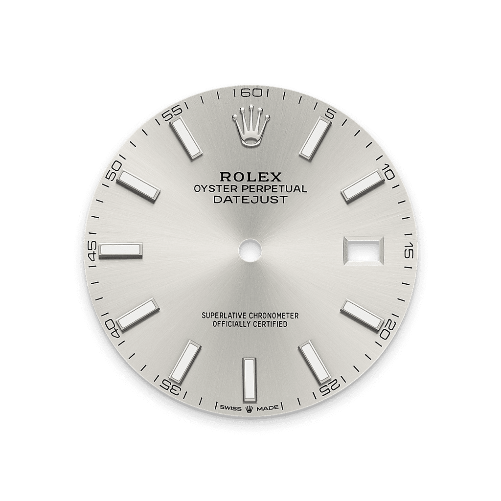 Rolex Stainless Steel Datejust - 41mm - Silver - Oyster