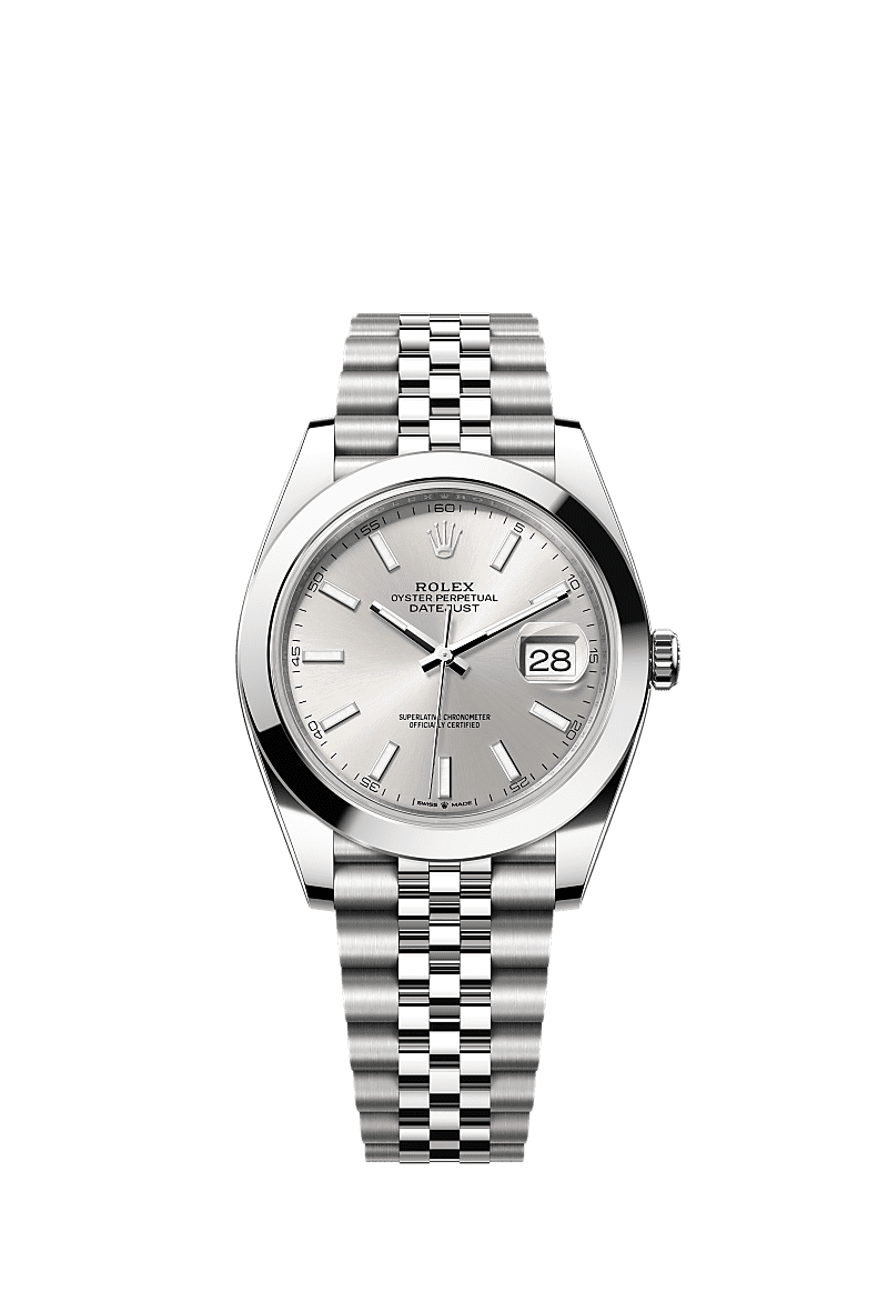Rolex Stainless Steel Datejust - 41mm - Silver - Jubilee