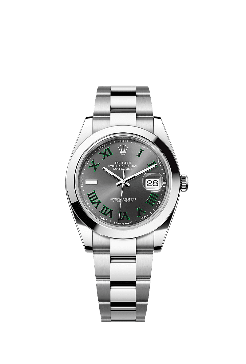 Rolex Stainless Steel Datejust - 41mm - Slate - Oyster