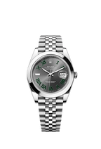 Rolex Stainless Steel Datejust - 41mm - Slate - Jubilee