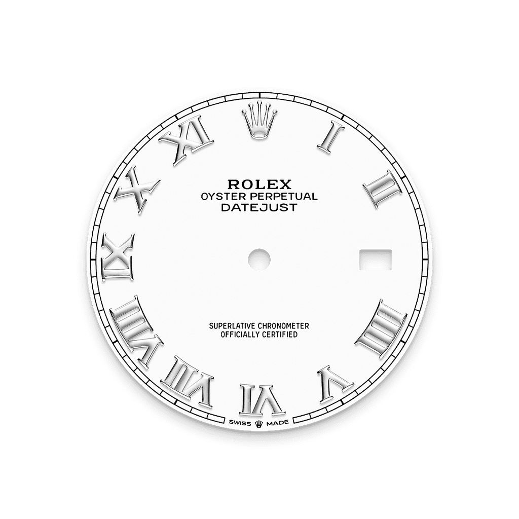Rolex Stainless Steel Datejust - 41mm - White - Jubilee