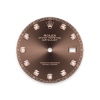 Rolex Two-Tone (RG/SS) Datejust - 41mm - Chocolate Diamond Dial - Jubilee
