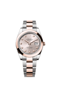 Rolex Two-Tone (RG/SS) Datejust - 41mm - Sundust Diamond Dial - Oyster