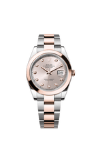 Rolex Two-Tone (RG/SS) Datejust - 41mm - Sundust Diamond Dial - Oyster