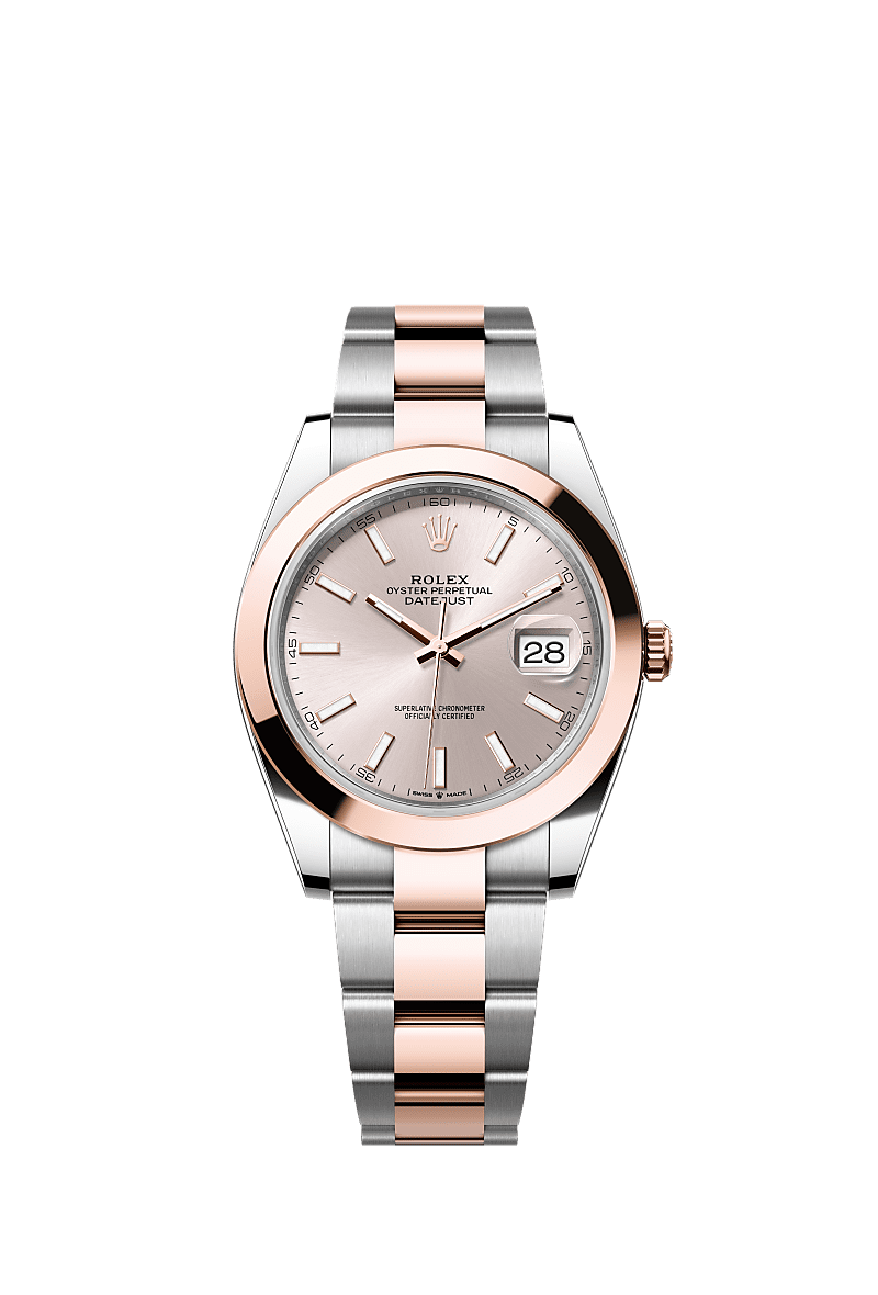 Rolex Two-Tone (RG/SS) Datejust - 41mm - Sundust - Oyster
