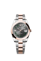 Rolex Two-Tone (RG/SS) Datejust - 41mm - Slate - Oyster