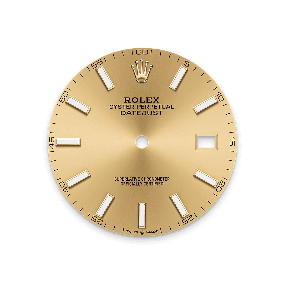 Rolex Two-Tone (YG/SS) Datejust - 41mm - Champagne-colour - Oyster