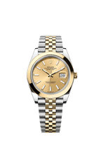 Rolex Two-Tone (YG/SS) Datejust - 41mm - Champagne-colour - Jubilee