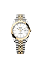 Rolex Two-Tone (YG/SS) Datejust - 41mm - White - Jubilee