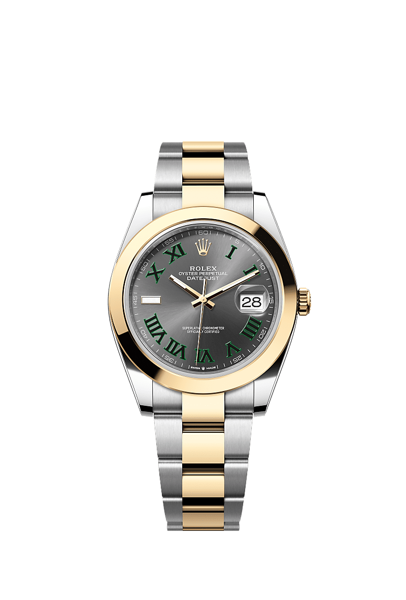 Rolex Two-Tone (YG/SS) Datejust - 41mm - Slate - Oyster