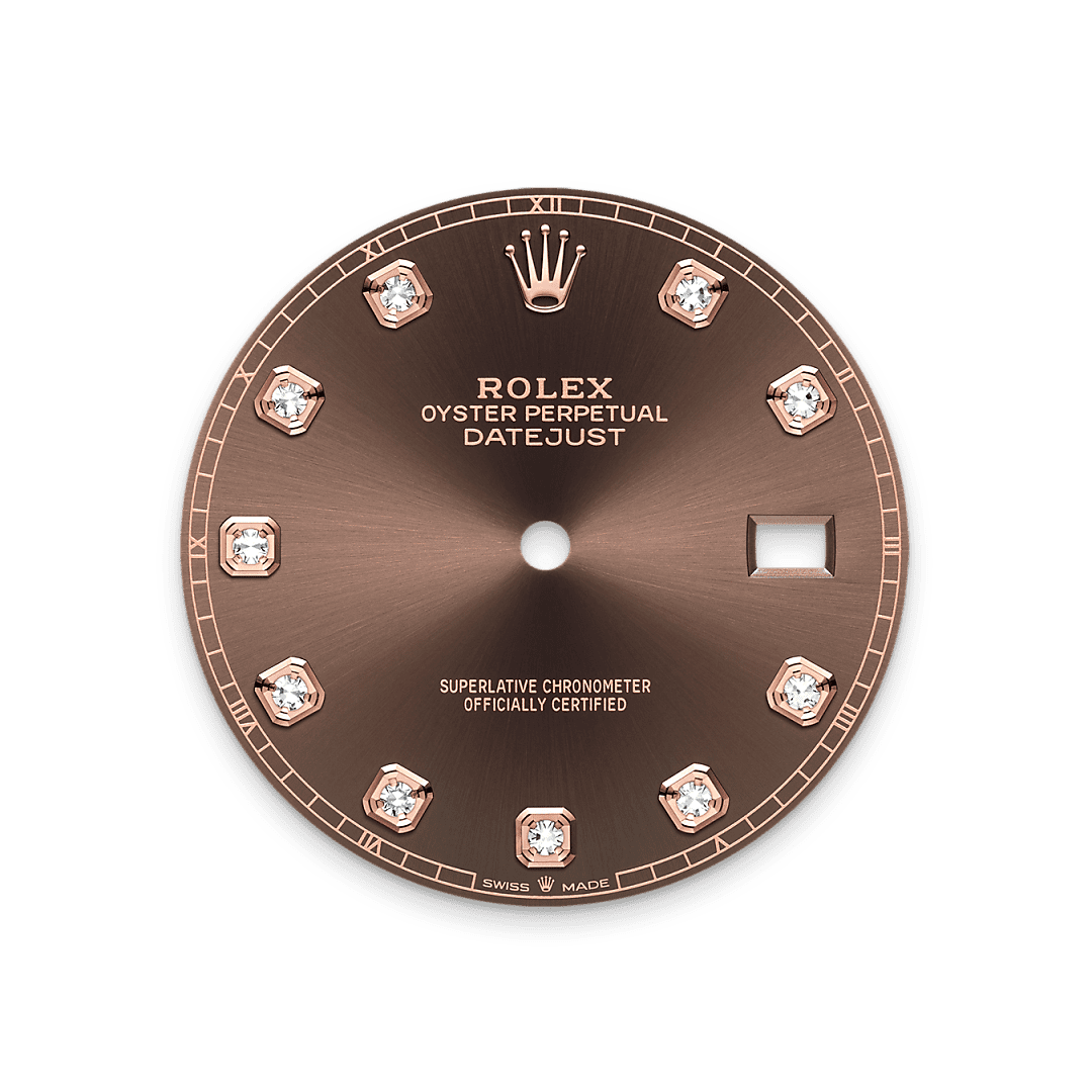 Rolex Two-Tone (RG/SS) Datejust - 41mm - Chocolate Diamond Dial - Jubilee