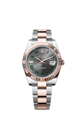 Rolex Two-Tone (RG/SS) Datejust - 41mm - Slate - Oyster
