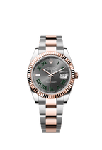 Rolex Two-Tone (RG/SS) Datejust - 41mm - Slate - Oyster