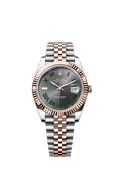 Rolex Two-Tone (RG/SS) Datejust - 41mm - Slate - Jubilee