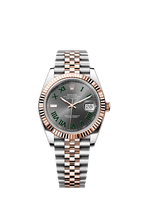 Rolex Two-Tone (RG/SS) Datejust - 41mm - Slate - Jubilee