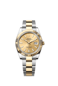Rolex Two-Tone (YG/SS) Datejust - 41mm - Champagne-colour - Oyster