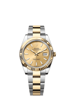 Rolex Two-Tone (YG/SS) Datejust - 41mm - Champagne-colour - Oyster