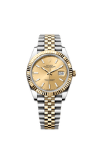 Rolex Two-Tone (YG/SS) Datejust - 41mm - Champagne-colour - Jubilee