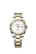 Rolex Two-Tone (YG/SS) Datejust - 41mm - White - Oyster
