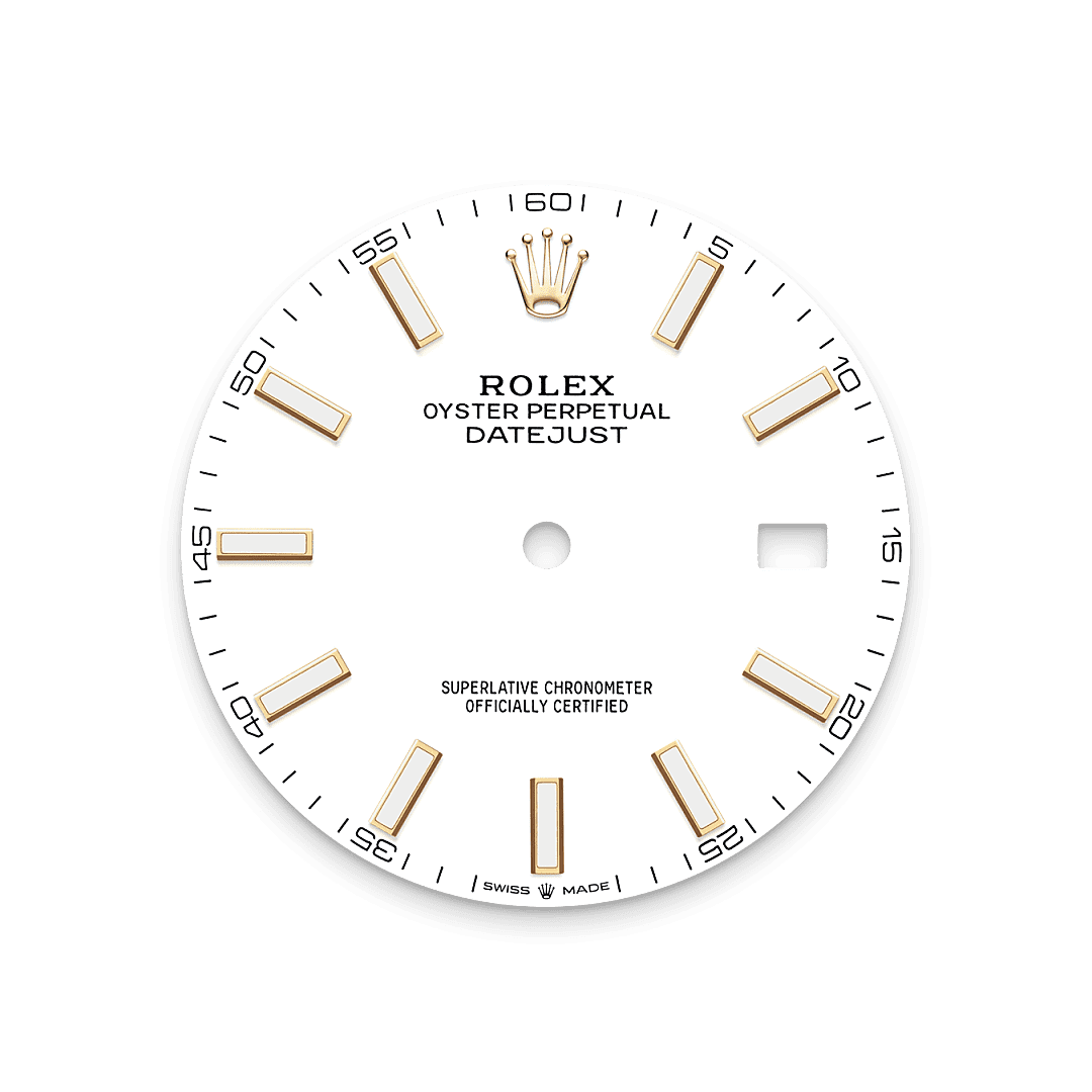 Rolex Two-Tone (YG/SS) Datejust - 41mm - White - Oyster