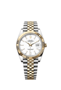 Rolex Two-Tone (YG/SS) Datejust - 41mm - White - Jubilee